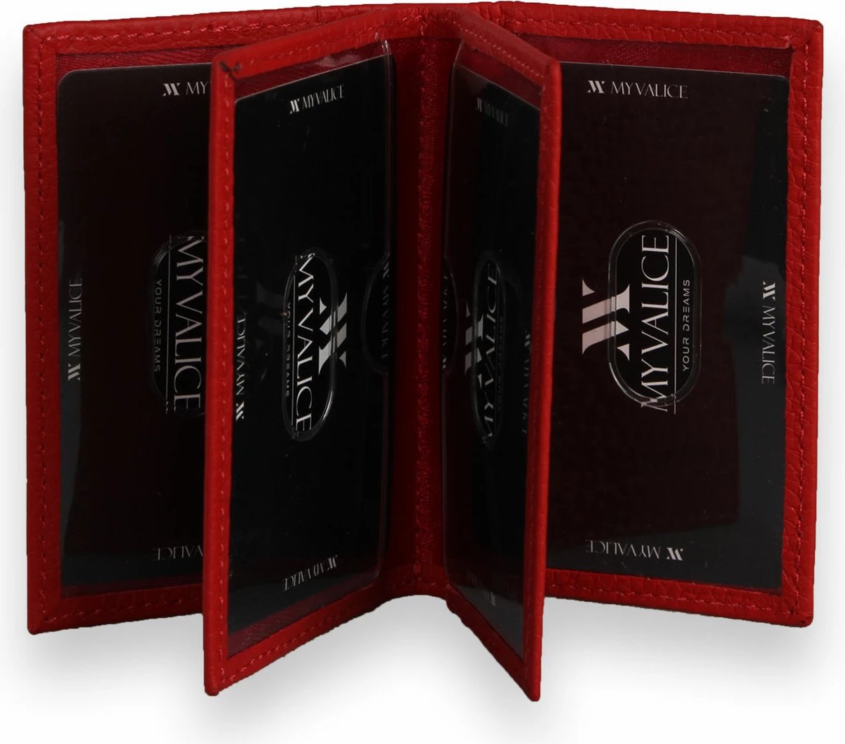 Portofol lëkure i kuq, Zoozie Bags, 4427