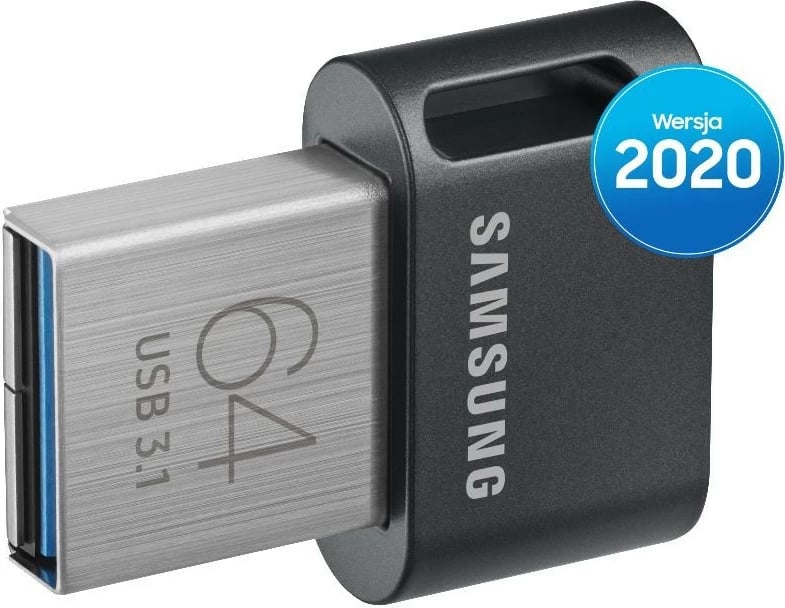 Pendrive Samsung FIT Plus 64 GB, USB 3.1, Titanium
