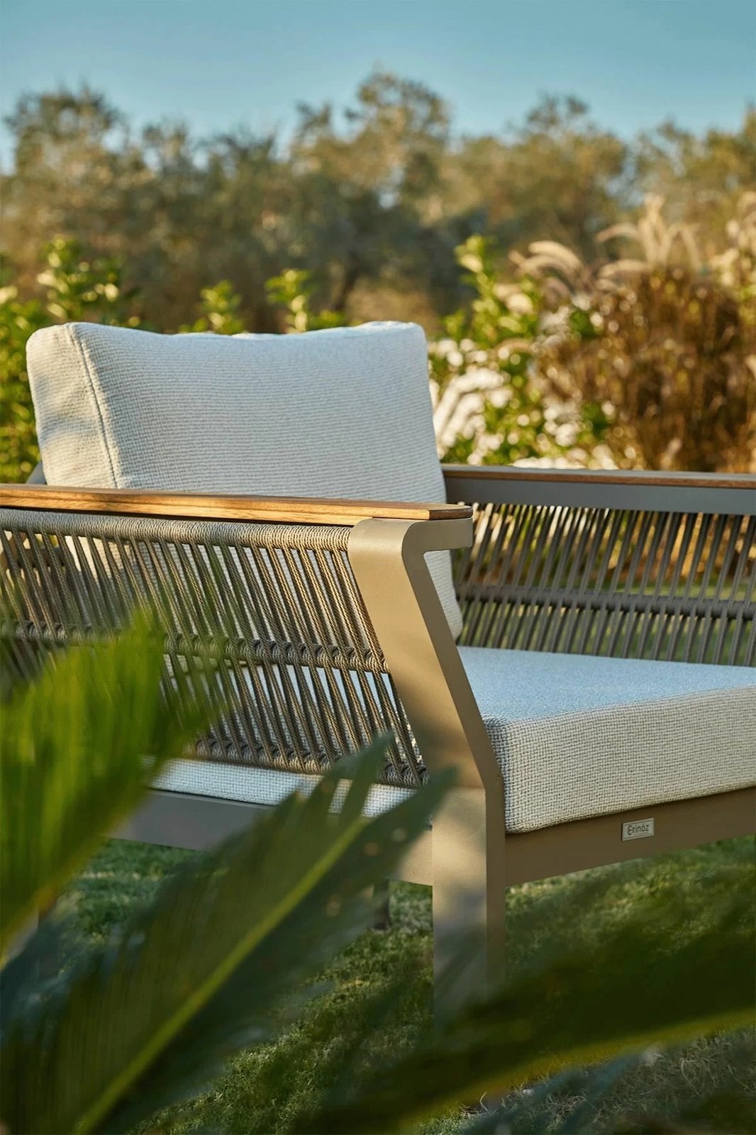 Set lounge për kopsht Skye Decor, Vicenza, ngjyrë kapuçino