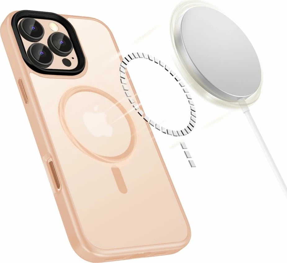 Mbështjellës Tech-Protect MagMat MagSafe për iPhone 16 Pro, Rozë