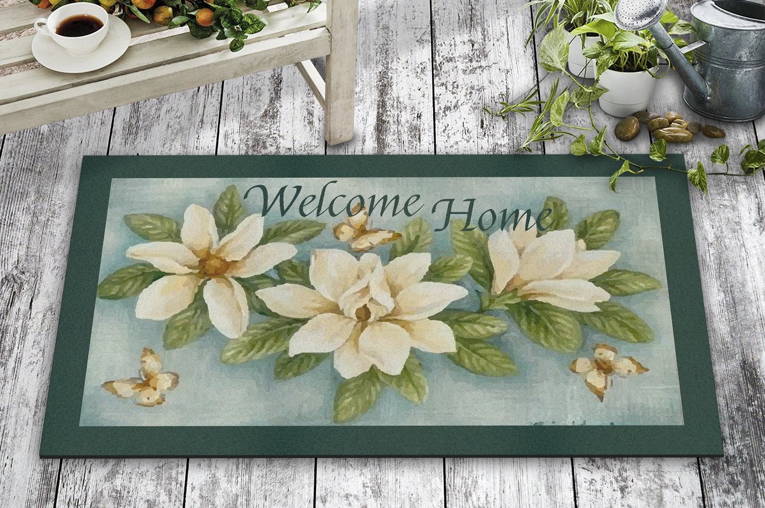 Shilte hyrëse PVC Aberto Design, zambakë të bardhë