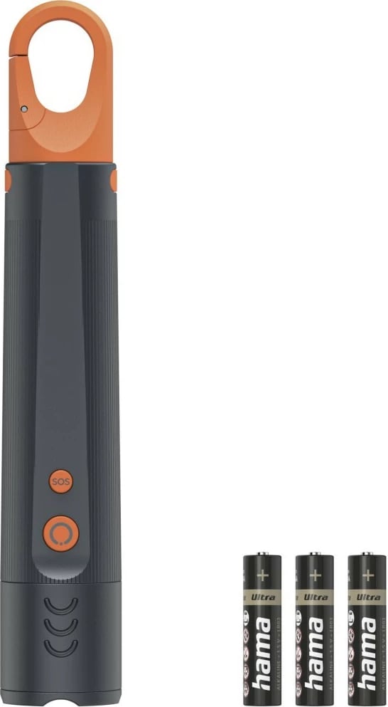 Elektrik dore LED Hama FLX300 (228604) 350 lm rreze 230 m 4 moda me zoom me grep të heqshëm, e zezë