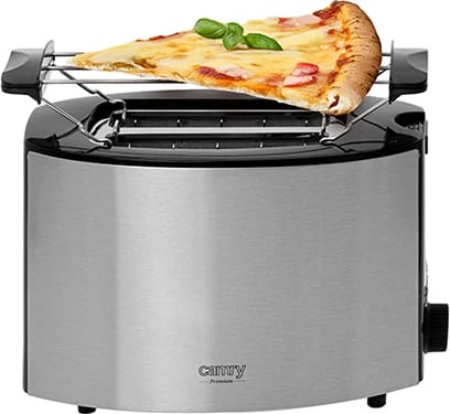 Toster Adler CR 3215, 2 feta, 1000W max, inox/zezë