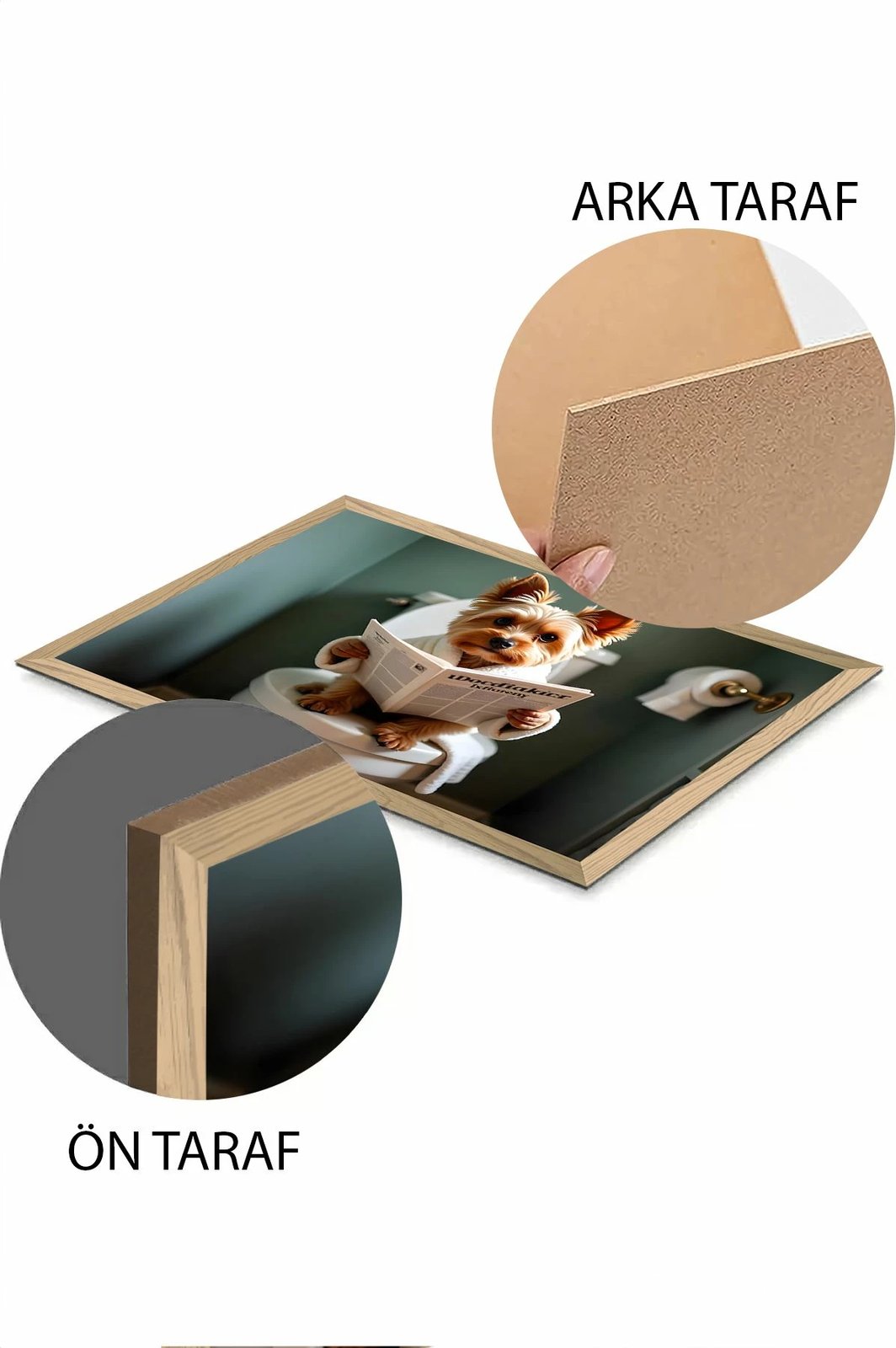 Pikturë dekorative, shumëngjyrëshe, pa kornizë, 33x48cm, Wallity