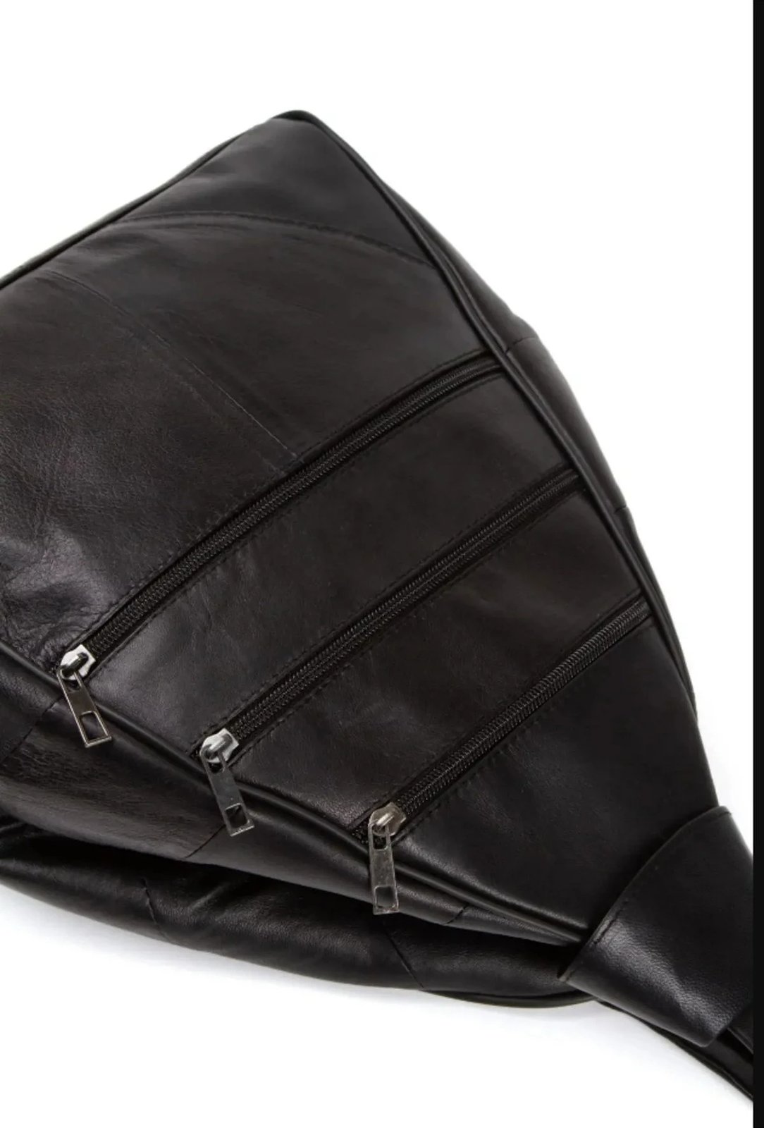 Çantë shpine prej lëkure, ngjyrë e zezë, Zoozie Bags, HDBSVOCF1001