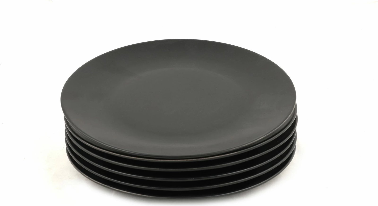 Set pjatash shërbimi (6 copë), Hermia Concept, ST040106F956A000000MAS3T00, ngjyrë e zezë mat