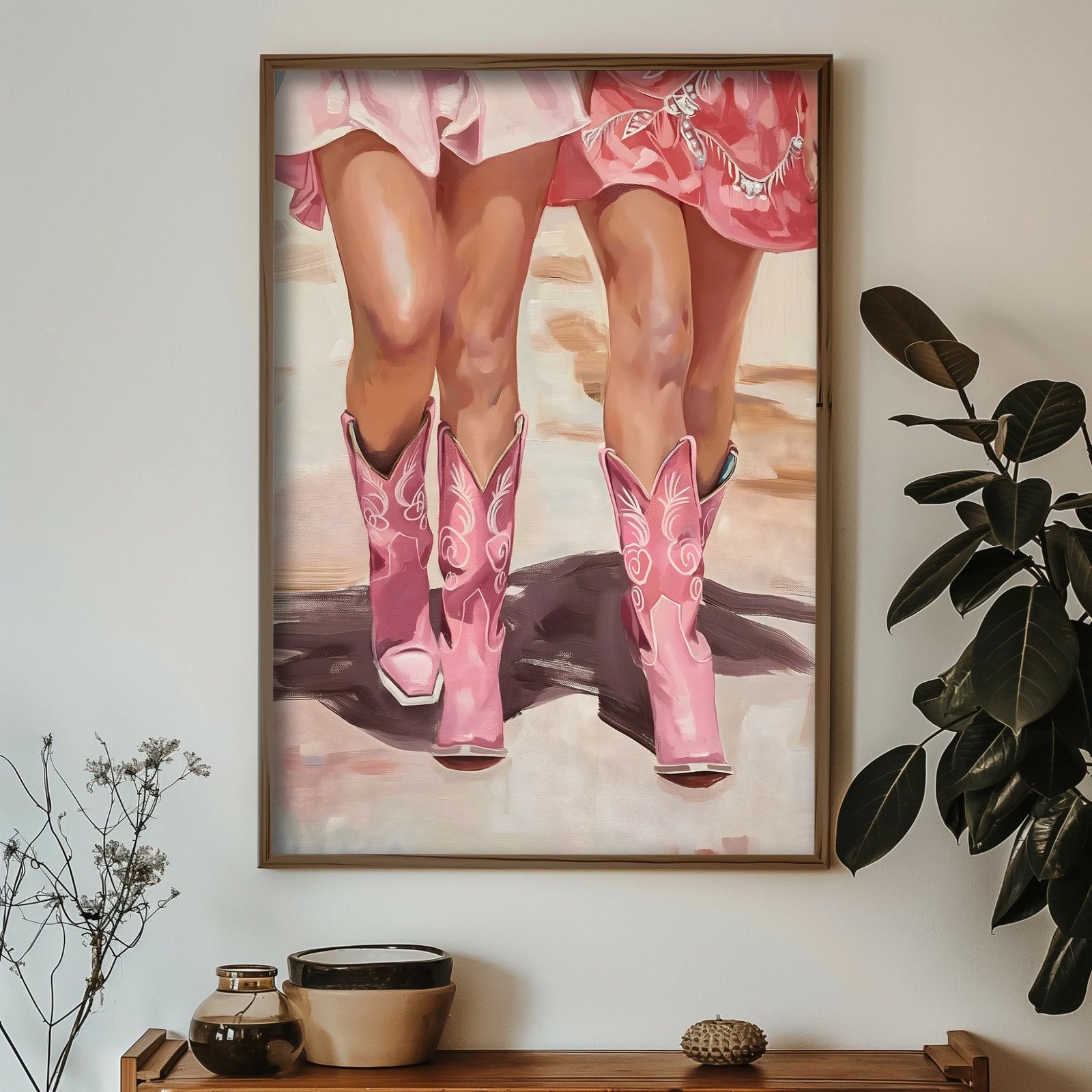 Pikturë dekorative me kornizë, MDF, Wallity, GE088-L