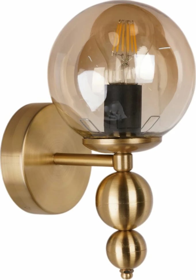 Llambë muri Opviq, ngjyrë mjaltë dhe ari, 9051-1A Llambë muri Opviq, ngjyrë mjaltë dhe ari, 9051-1A