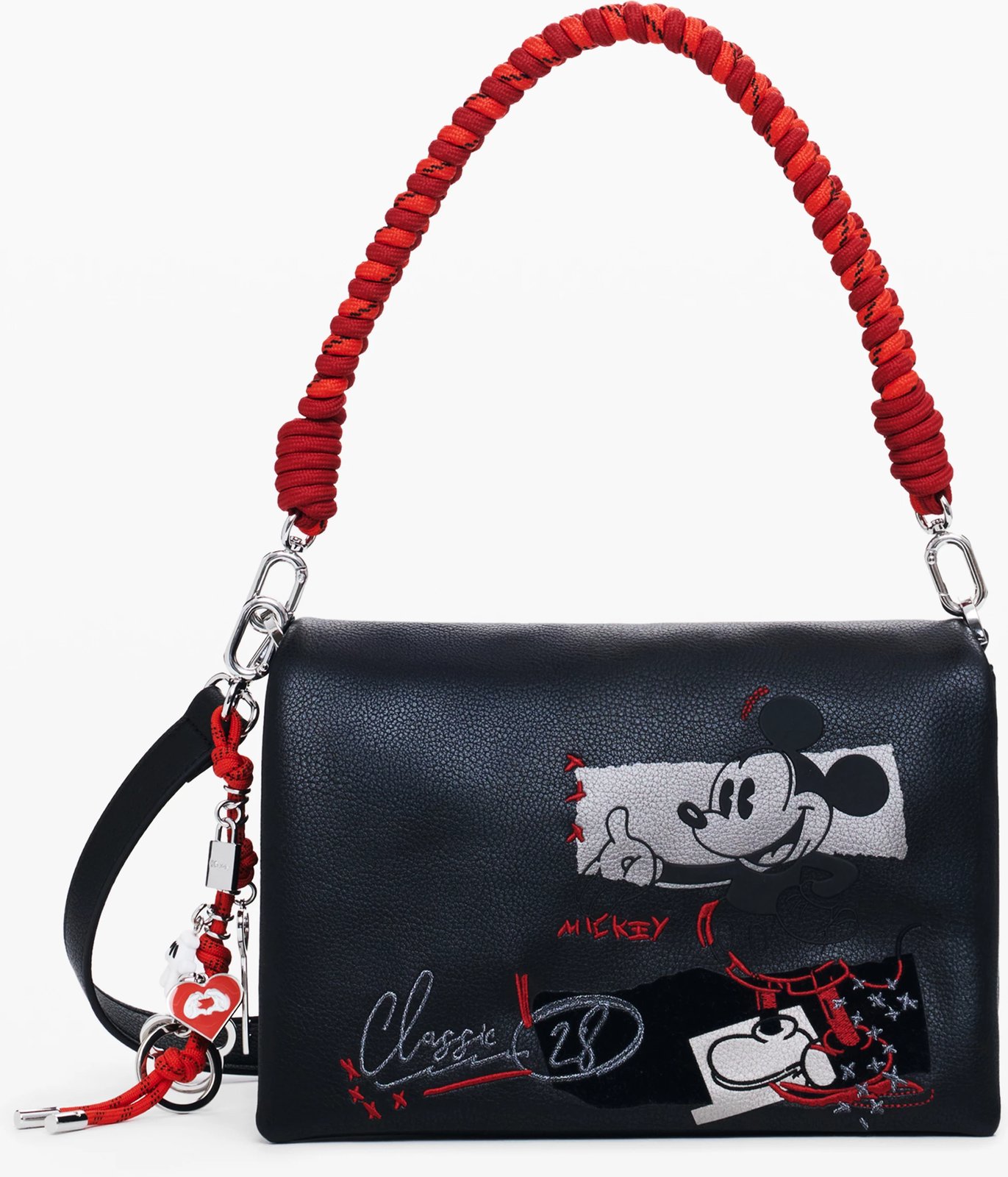 Çantë për femra DESIGUAL Mickey Rock Dortmund, e zezë