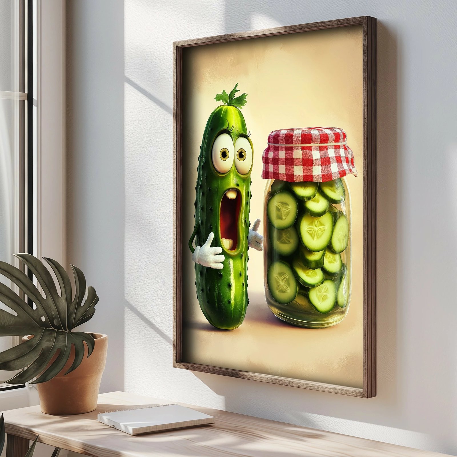 Pikturë dekorative me kornizë MDF, shumëngjyrëshe, Wallity, TUN045-L