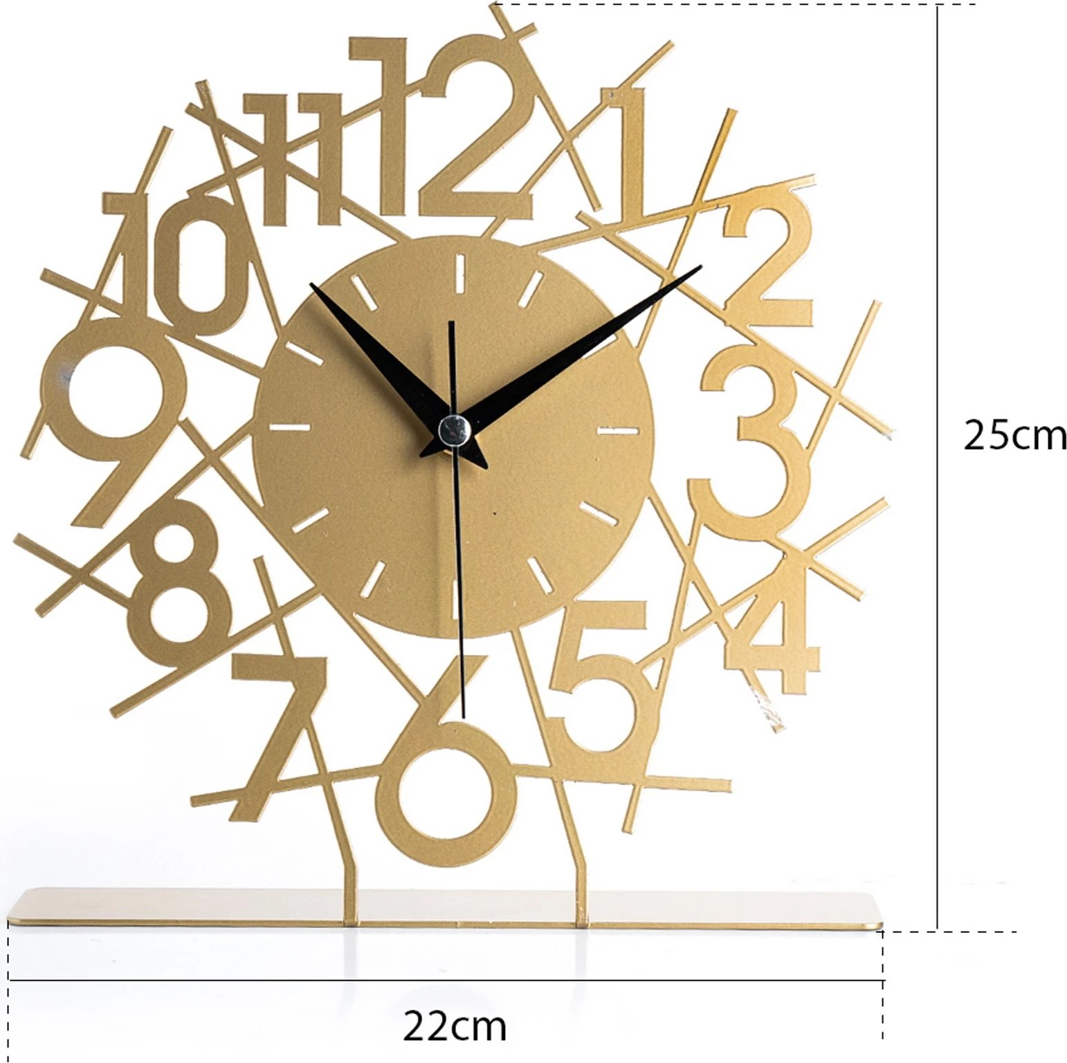 Orë dekorative Aberto Design, Karde, ngjyrë e zezë