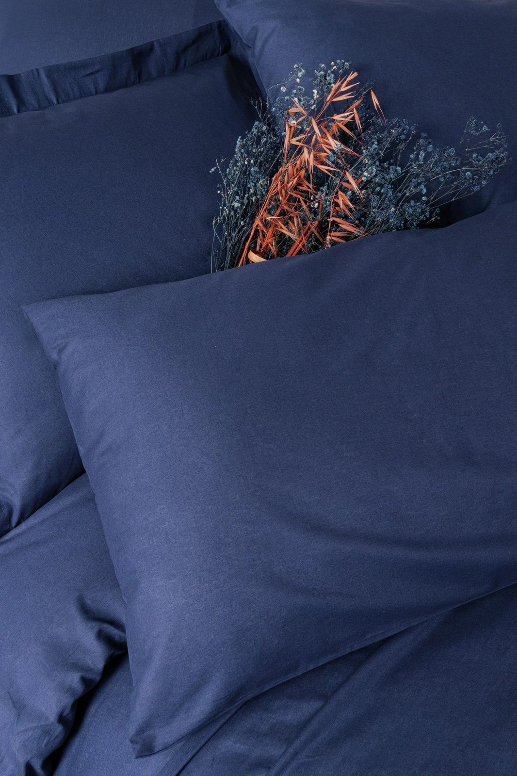 Set mbulesë për jorgan, një person, Ranforce, ngjyrë kaltër e errët, L'essentiel