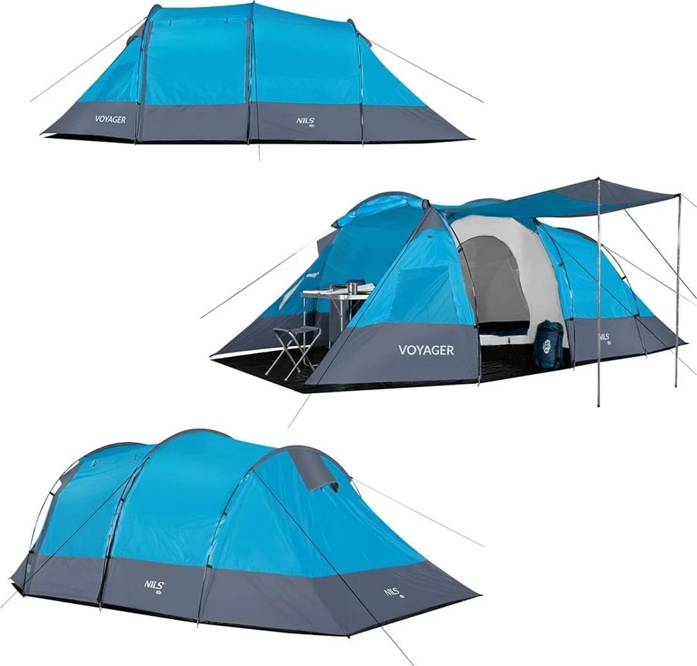 Tendë kampingu NILS eXtreme Voyager NC3027, Blu Tendë kampingu NILS eXtreme Voyager NC3027, Blu