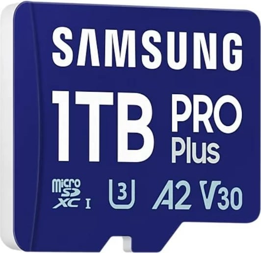Kartelë memorie microSD Samsung PRO Plus 1TB me adapter SD, Blu