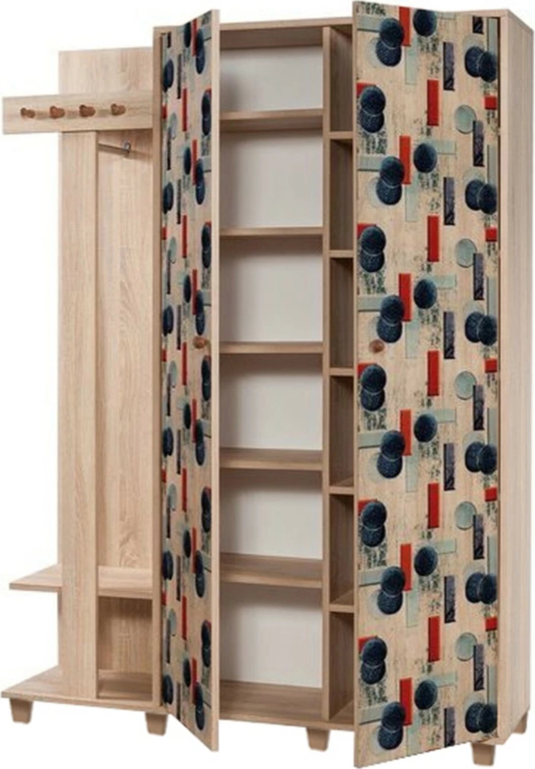 Stendë për korridor, ngjyrë lisi Sonoma, Garmanto 135-520