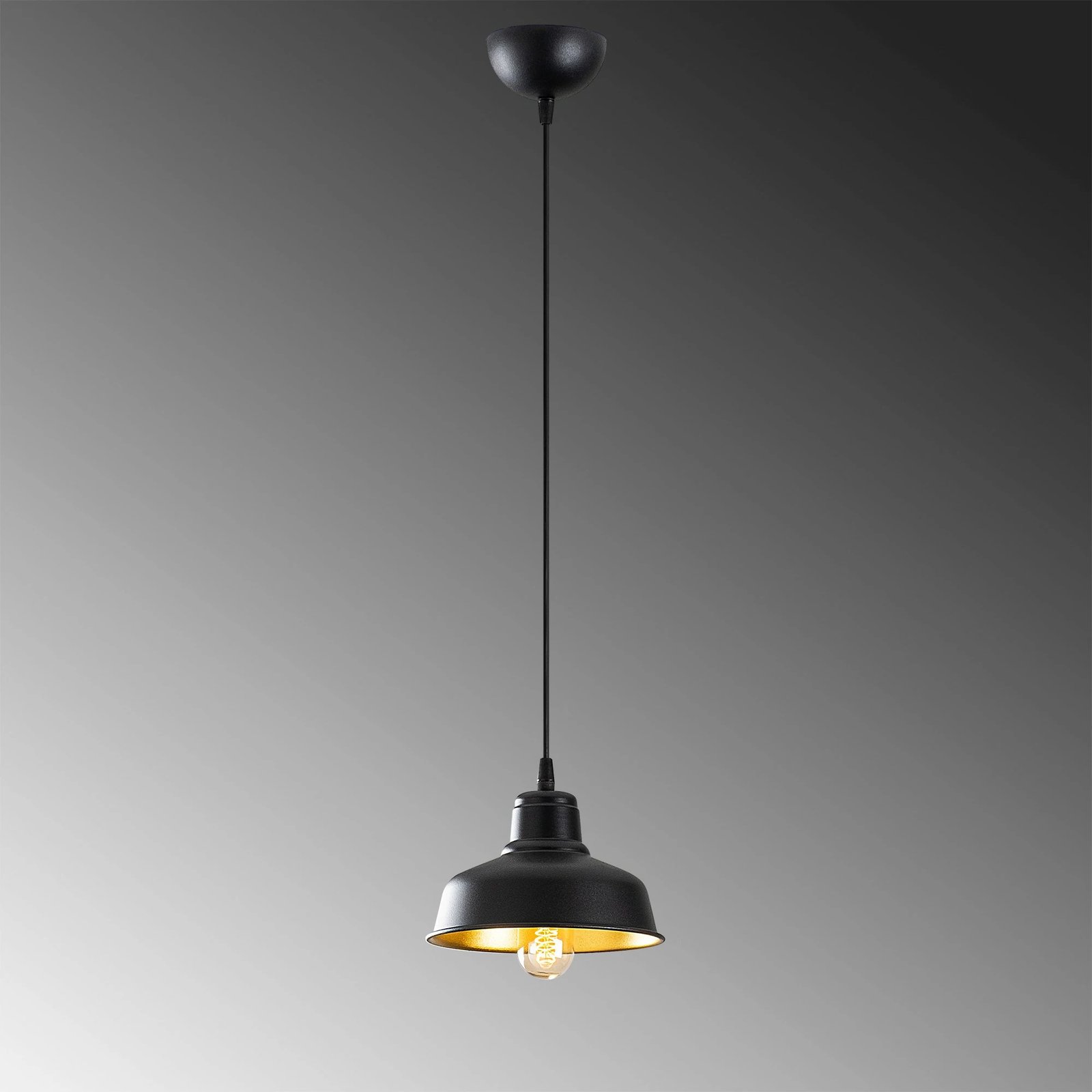 Llambë tavani Opviq, Berceste - 181BLACK-S, ngjyrë e zezë
