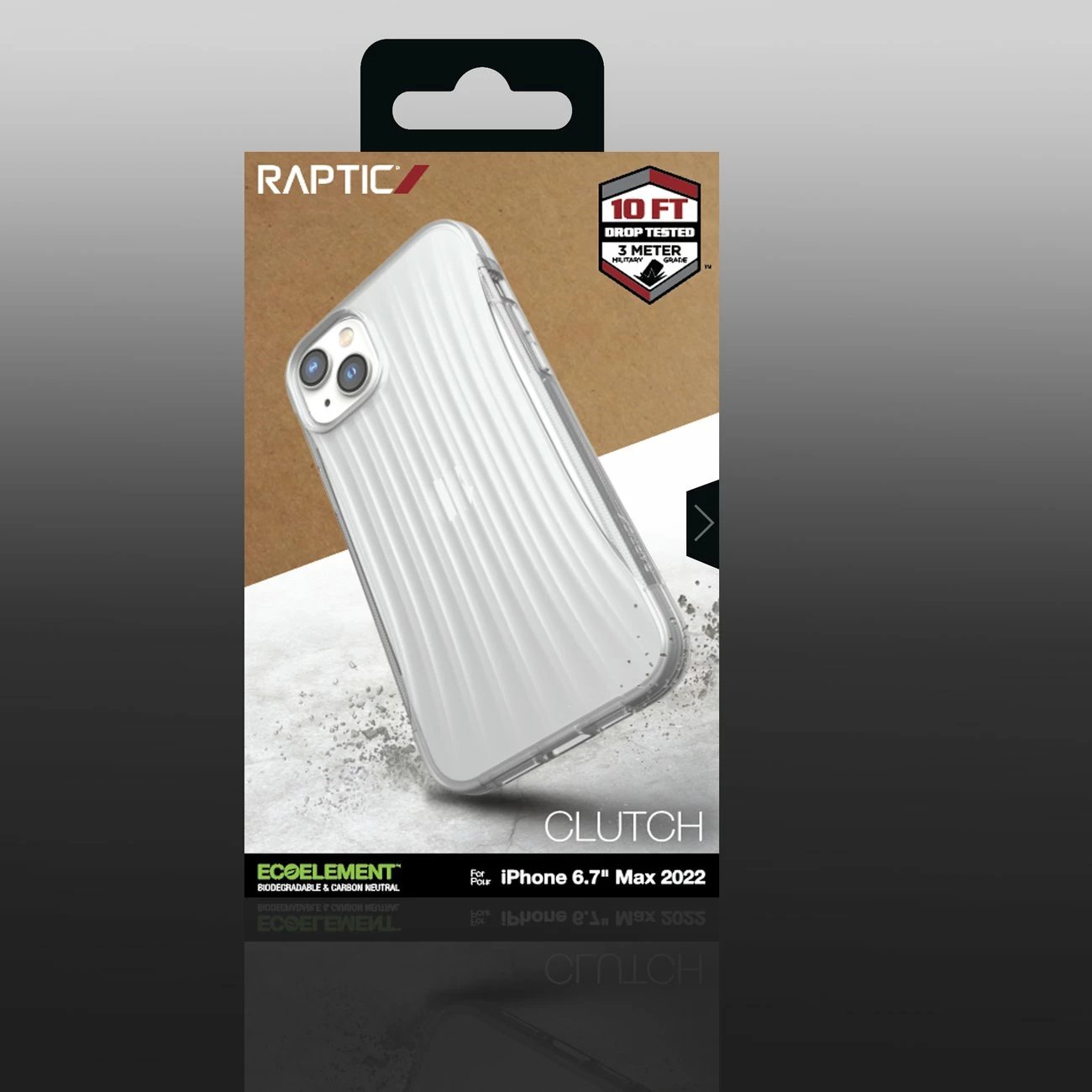 Mbështjellës Raptic X-Doria Clutch për iPhone 14 Plus, transparent