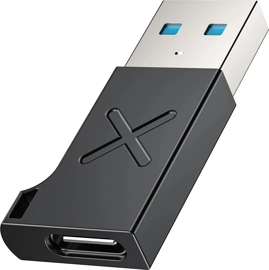 Adapter UNITEK A1049ABK01 USB-A në USB-C 10Gbps, zi