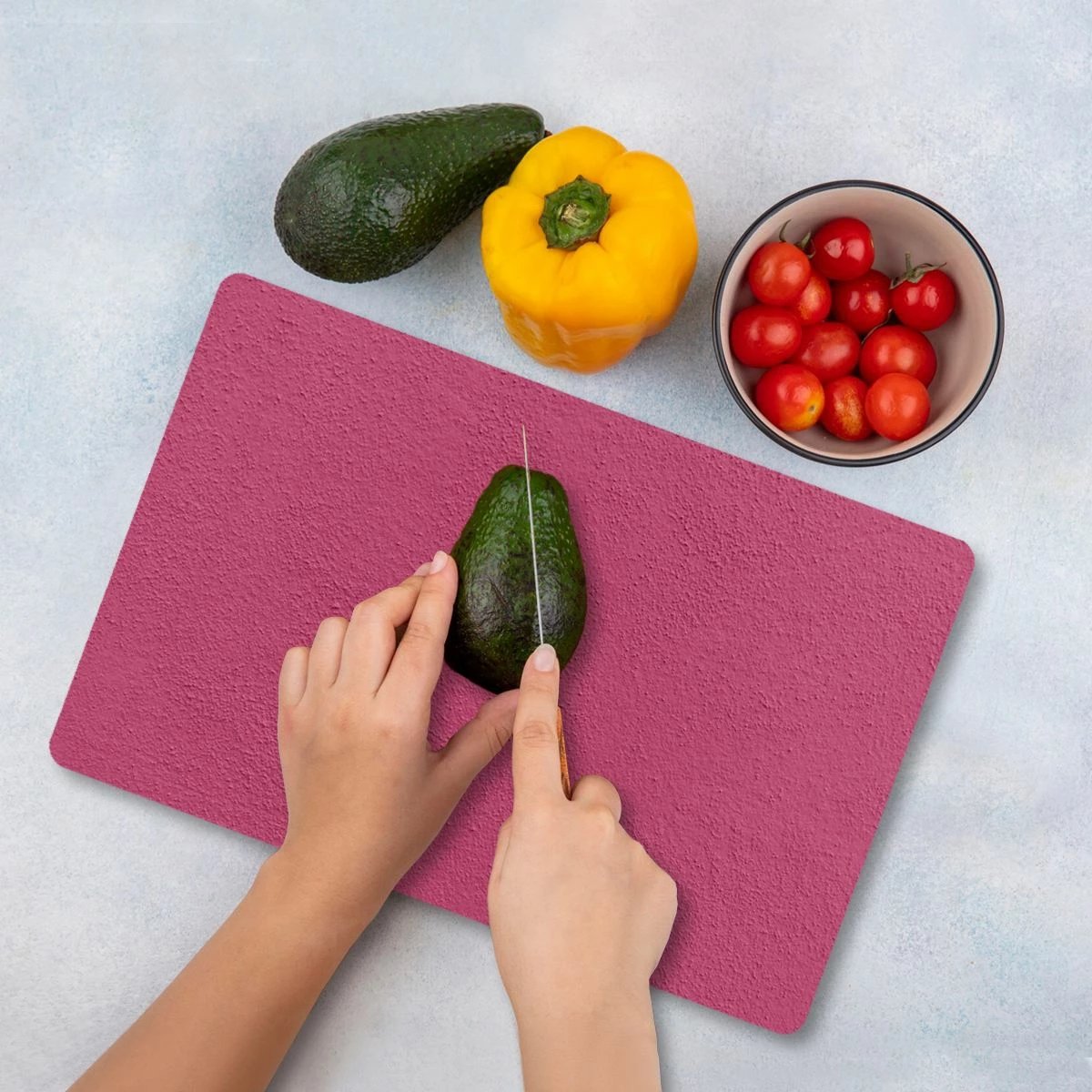 Dërrasë prerëse Hermia, qelq i temperuar, shumëngjyrëshe, Ckt138 - 3040, 30x40cm