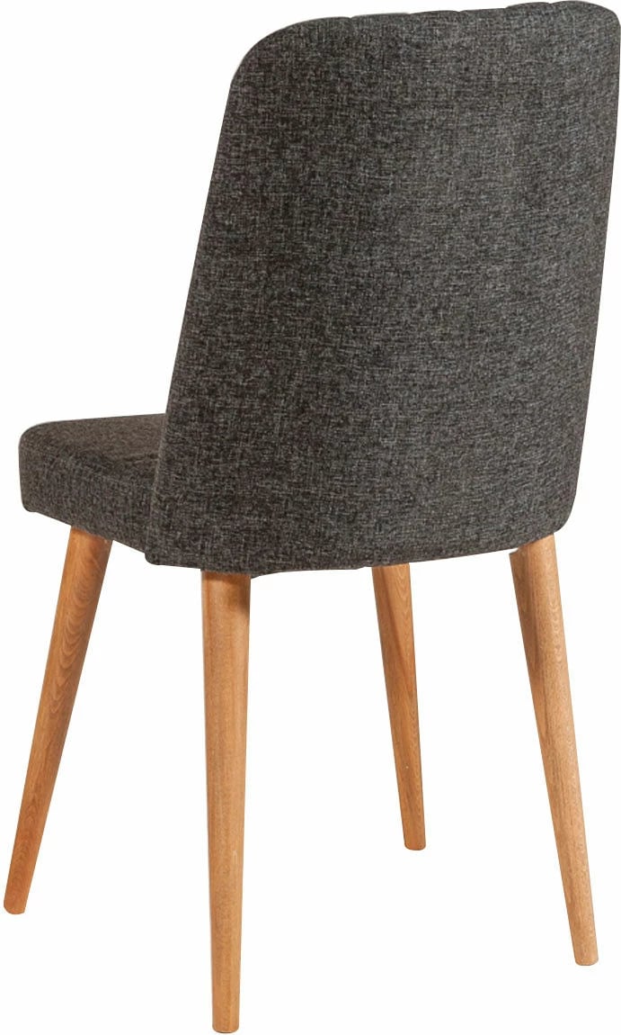 Tavolinë me karrige, zgjatshme, 4 copë, Hanah Home Vina 1053, ngjyrë anthracite dhe atlantic pine