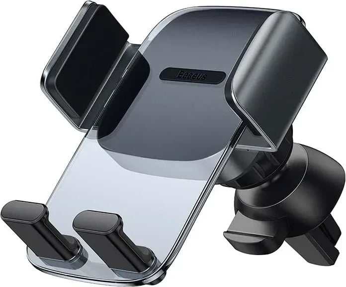 Mbajtës telefoni Baseus SUYK000101 për grilë të veturës, i zi