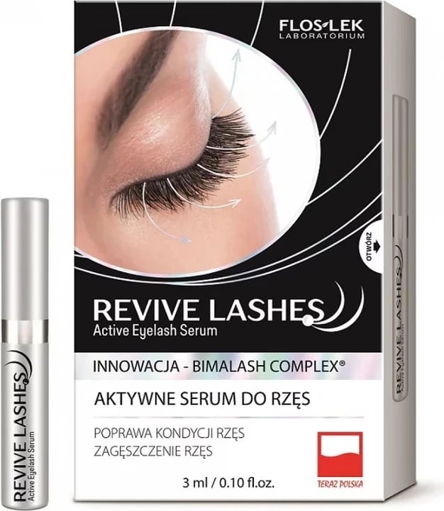 Serum për qerpikë për femra Floslek Revive Lashes Active, 3ml