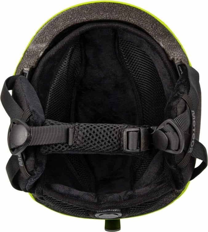 Helmetë skijimi Meteor unisex, e verdhë neon