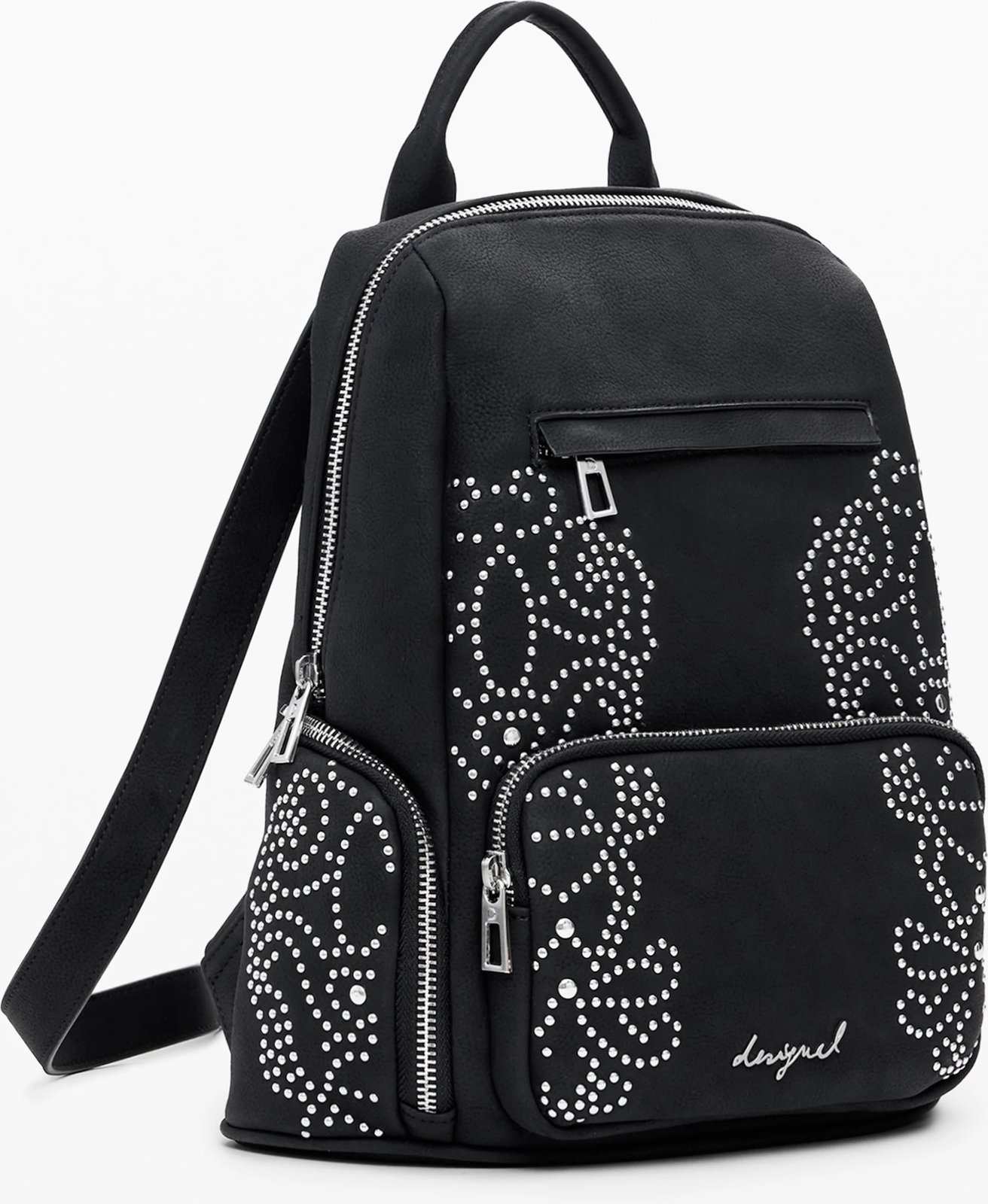 Çantë shpine DESIGUAL Poker Face Chester Mini, femra, e zezë