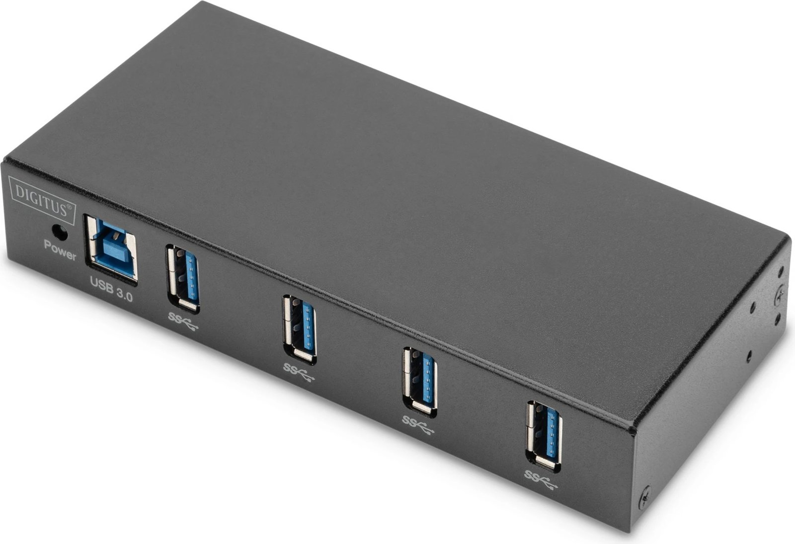 USB hub Digitus industrial 4x USB 3.0, metal, zi