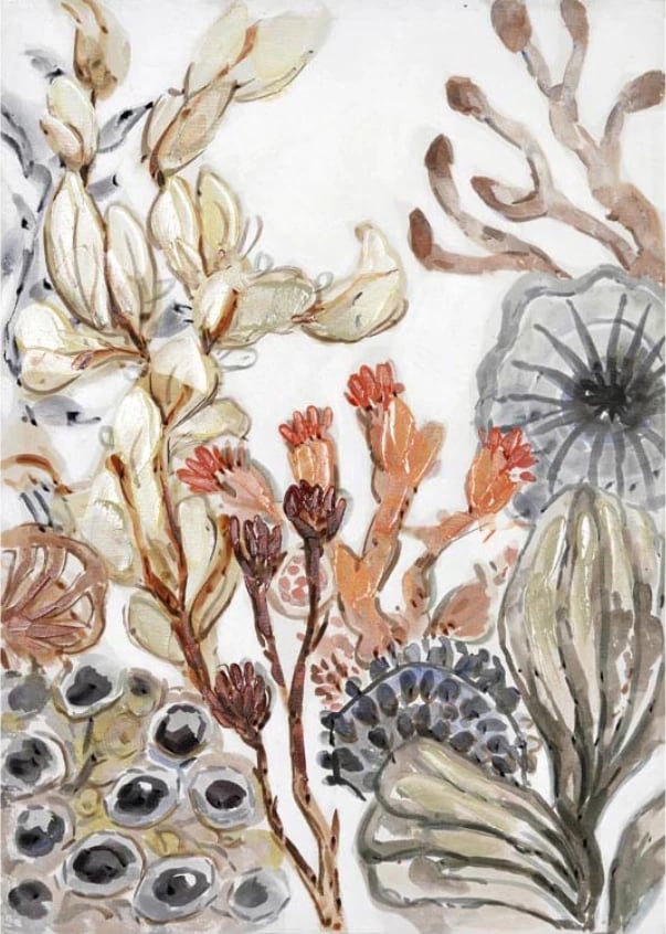 Pikturë dekorative RECIF, shumëngjyrëshe, kanavacë, dru, 50x70x3cm