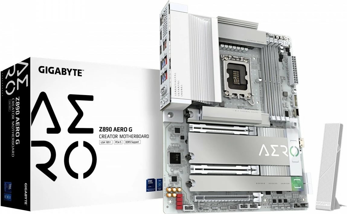 Pllakë amë Gigabyte Z890 AERO G, ATX, LGA1851, DDR5, Gri