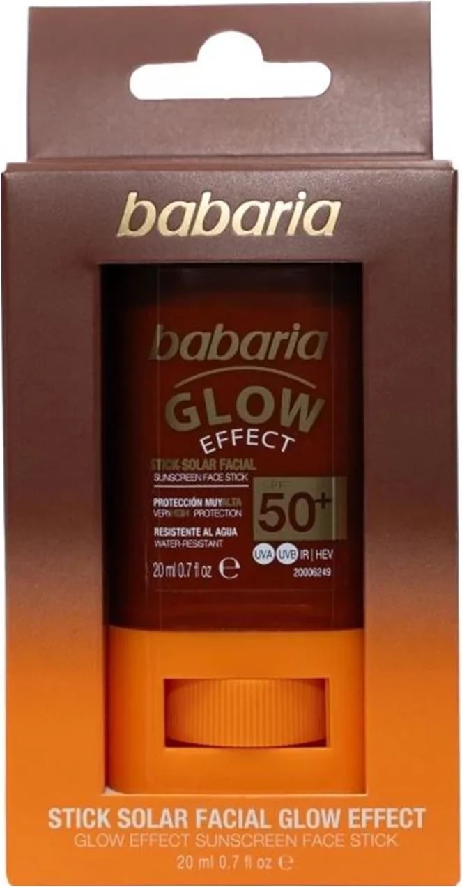 Stick solar për fytyrë Babaria Glow Effect SPF50, unisex, 20ml