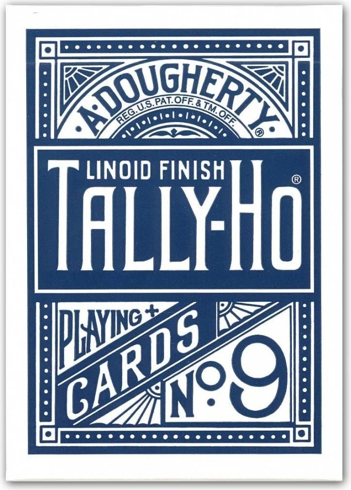 Letra loje Bicycle TALLY-HO Standard Index, Poker, dy ngjyra