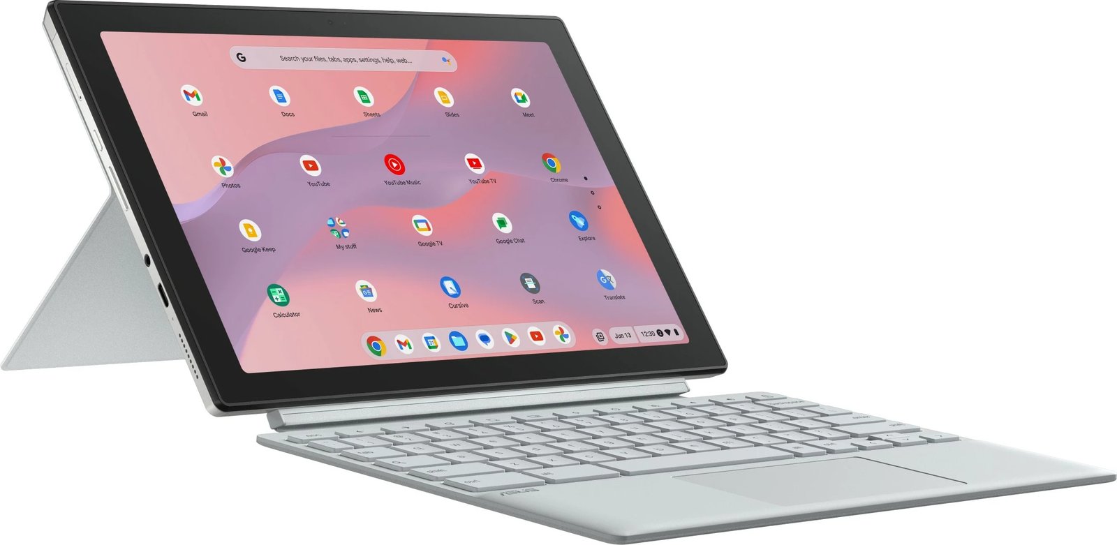 Chromebook ASUS CM3 10 inç, MediaTek 520, 8GB RAM, 128GB, ChromeOS, gri
