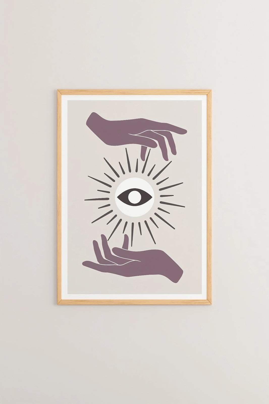 Pikturë dekorative me kornizë, Wallity, Tekhamcerceve139, shumëngjyrëshe, 33x48cm