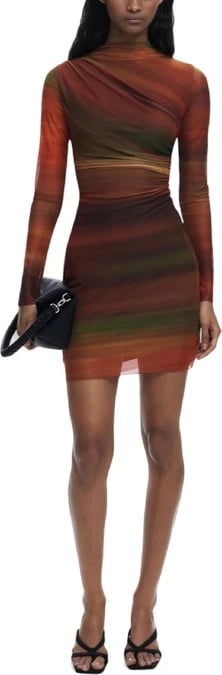 Fustan Desigual femra portokalli