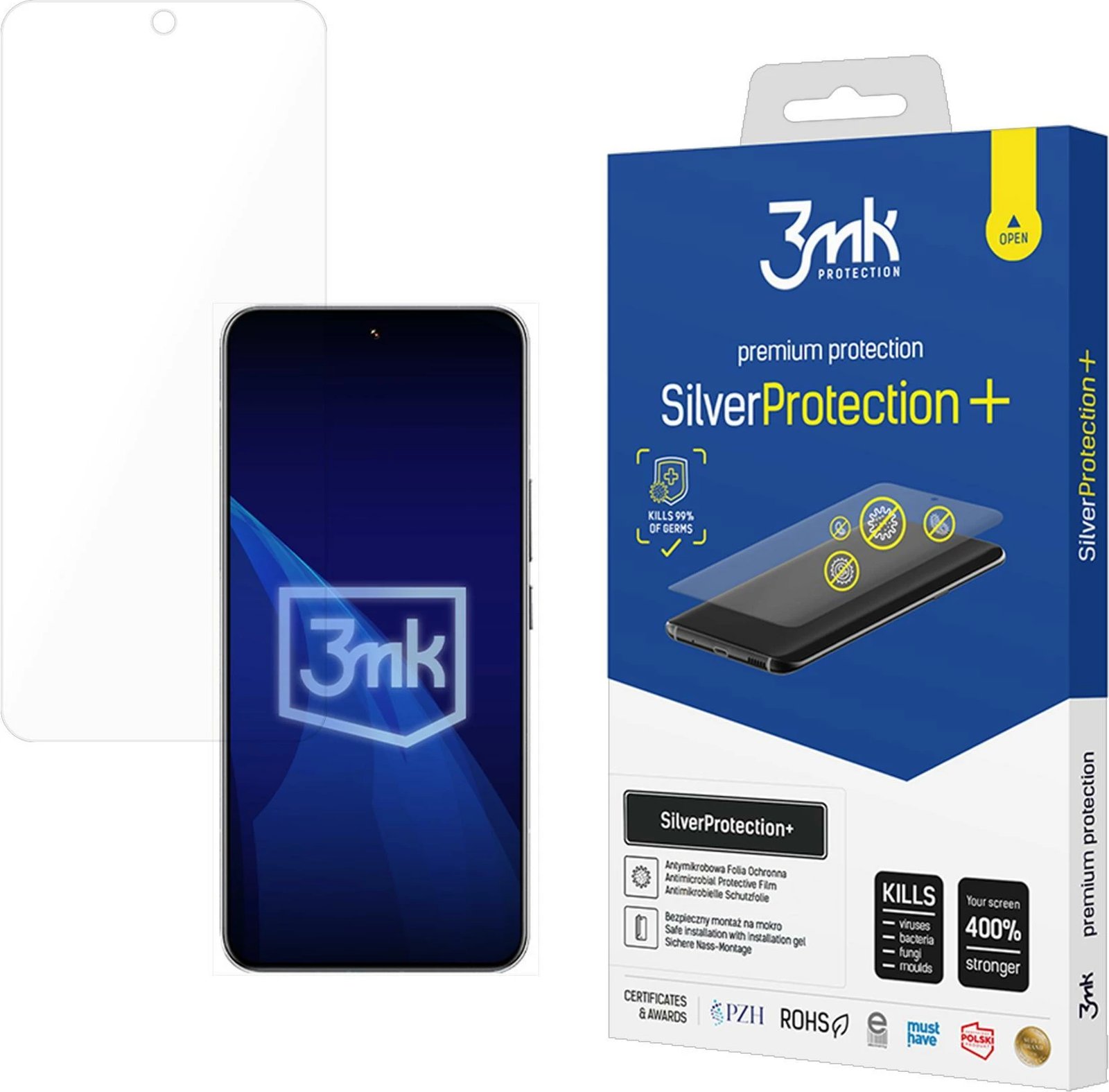 Film mbrojtës antibakterial 3mk SilverProtection+ për Xiaomi 15 Ultra