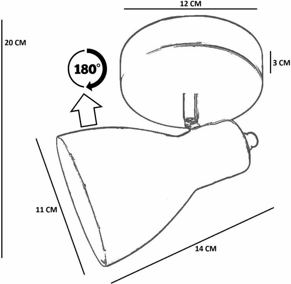 Llambë tavani Opviq, krom, 8997-1