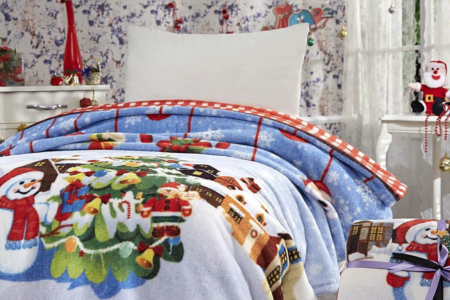 Batanije teke L'essentiel Amour, e kuqe, e gjelbër, 150x200cm