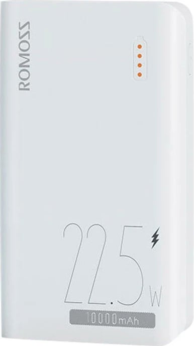 Powerbank Romoss SENSE4SF 10000mAh, 22.5W, Bardhë