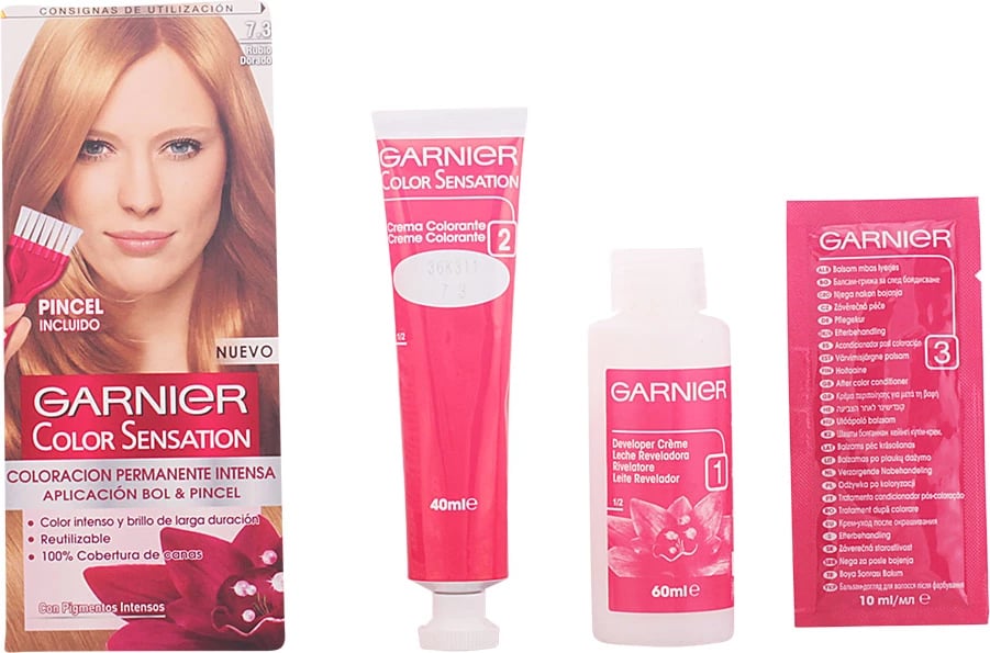 Bojë për flokë Garnier Color Sensation 7,3 Golden Blond unisex