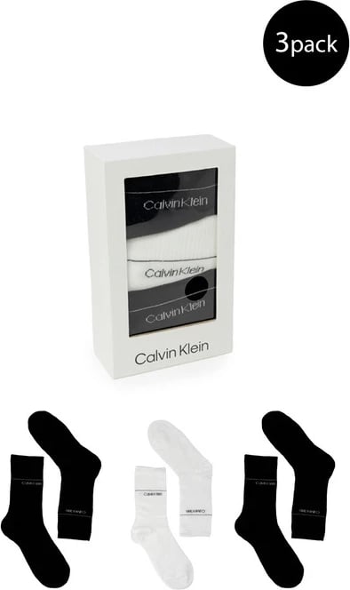 Çorape për femra Calvin Klein, të zeza