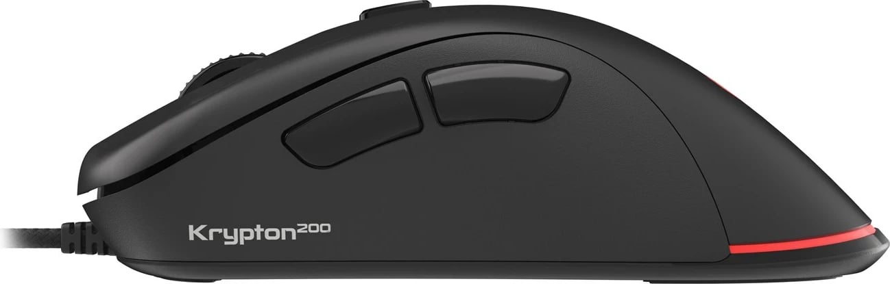 Maus gaming GENESIS Krypton 200, 6400 DPI, me kabllo, i zi