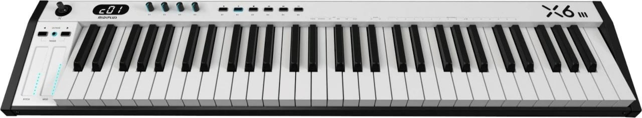 Kontrollues MIDI MIDIPLUS X6 III, 61 taste, Metal, USB, Zi