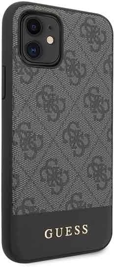 Mbështjellës Guess 4G Stripe për iPhone 11/XR, 6.1", Gri