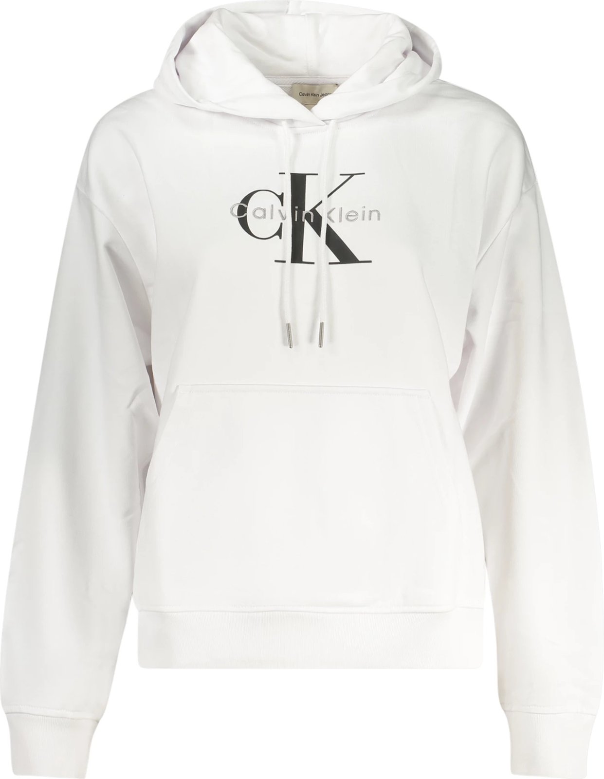 Duks për femra CALVIN KLEIN zip-up, i bardhë