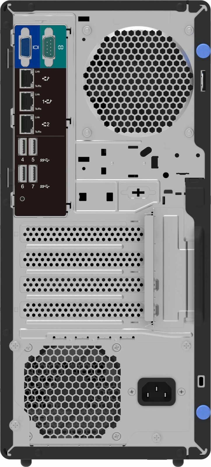 Server Lenovo ThinkSystem ST50 V3, Xeon E-2434, 4 bërthama, 3.4GHz, 8MB Cache, i zi
