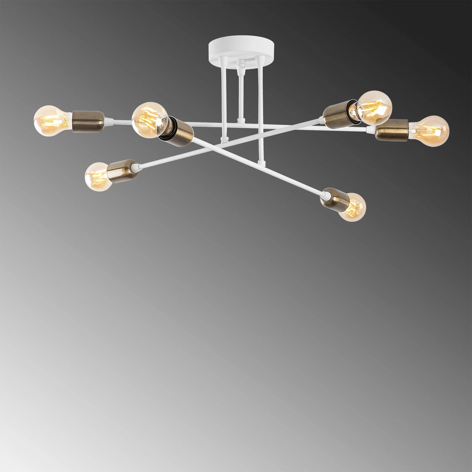 Llambë tavani Opviq, Fleur - 1503, e bardhë, 66x66x27cm