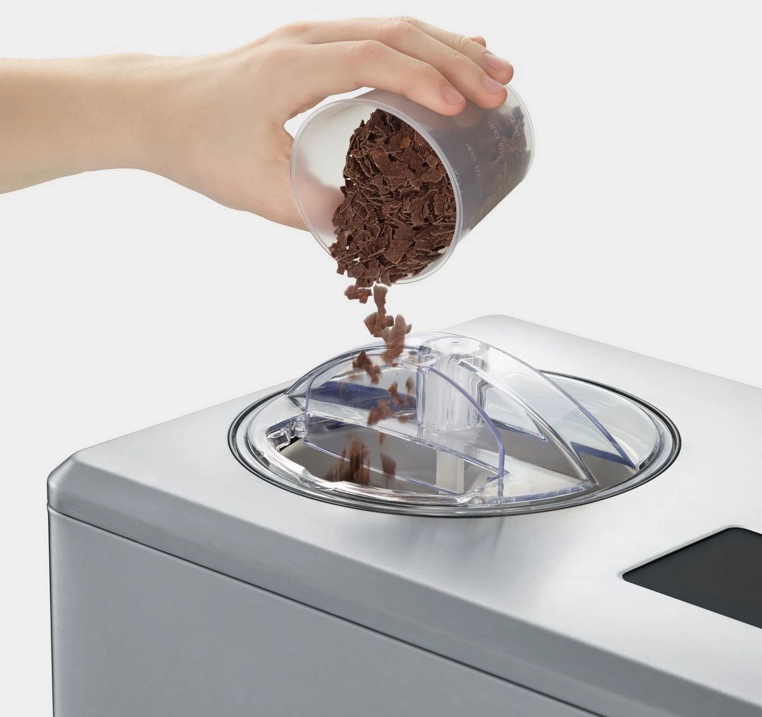 Aparat për akullore Severin EZ 7405, 2L, 180W, argjendtë