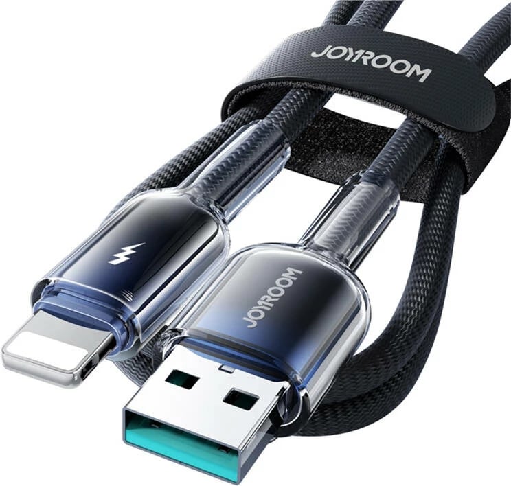 Kabllo USB-A Lightning Joyroom S-A42, 1.2m, e zezë